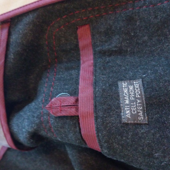 SANYO full length TRENCH COAT! MENS 46 - Picture 9 of 16